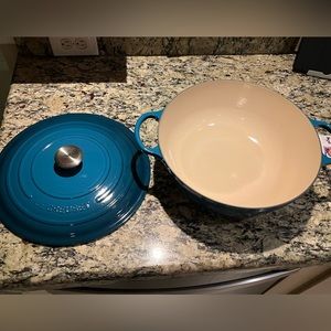 Le Creuset Signature Chef’s Oven 7.5 quart deep teal